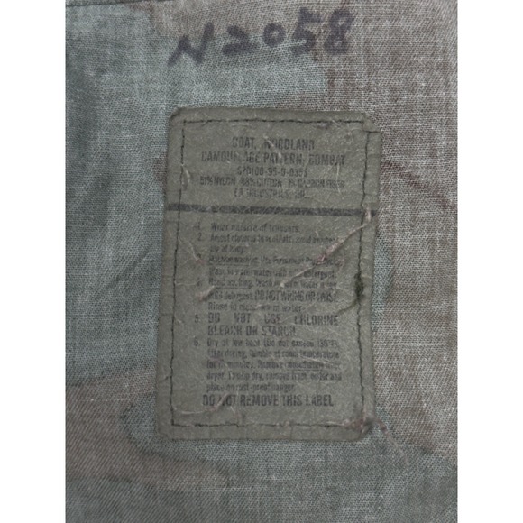 Vintage US Army Woodland Camo BDU Combat Jacket Medium Short 90s - Picture 13 of 13